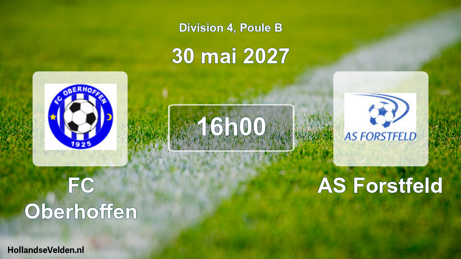 Scheduled Match: FC Oberhoffen - AS Forstfeld (30 May 2027)