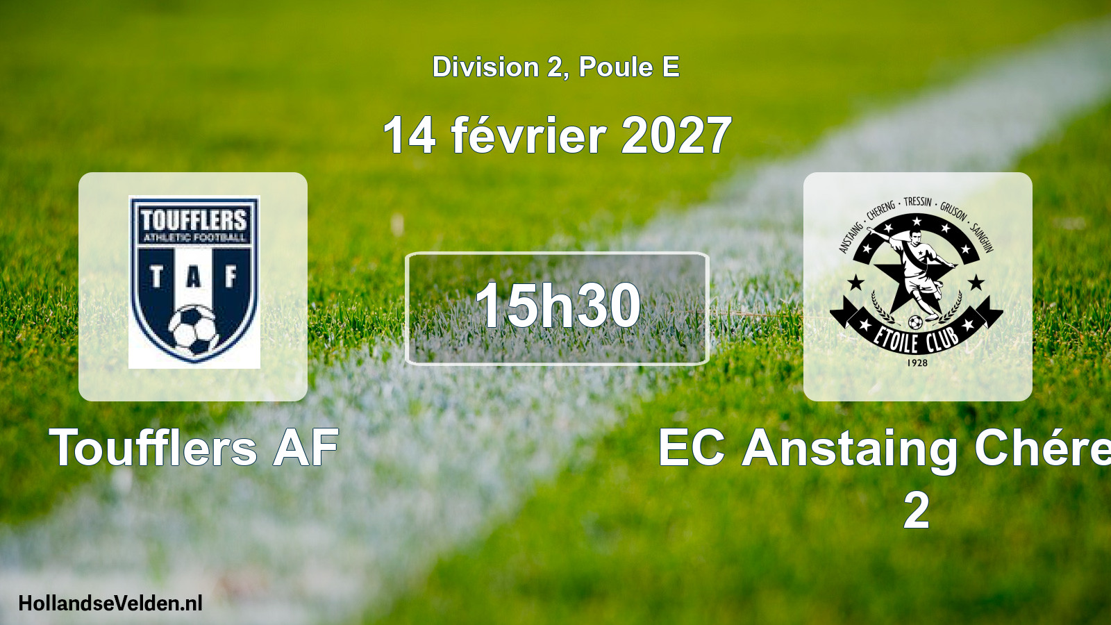 Scheduled Match: Toufflers AF - EC Anstaing Chéreng 2 (14 February 2027)