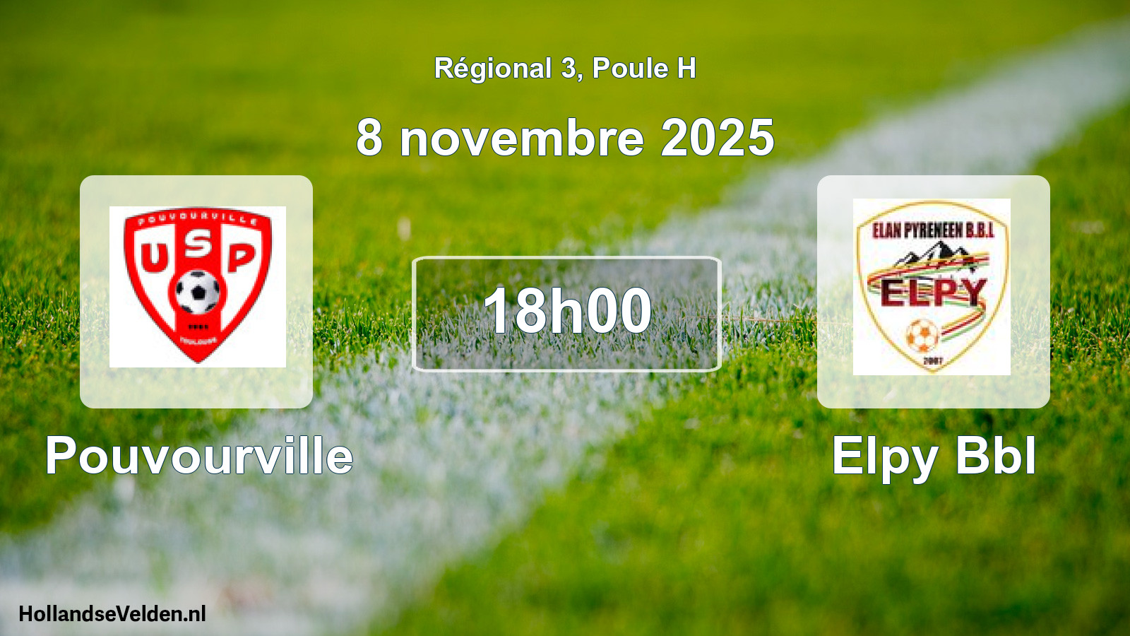 Geplande wedstrijd: Pouvourville - Elpy Bbl (8 novembre 2025)