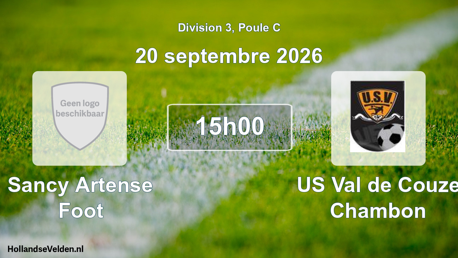Scheduled Match: Sancy Artense Foot - US Val de Couze Chambon (20 September 2026)