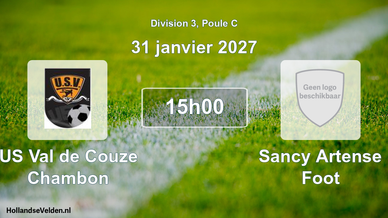 Scheduled Match: US Val de Couze Chambon - Sancy Artense Foot (31 January 2027)