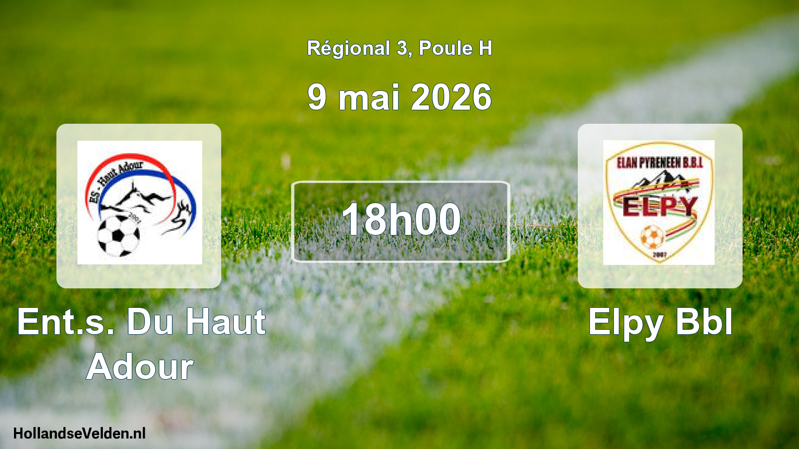Scheduled Match: Ent.s. Du Haut Adour - Elpy Bbl (9 May 2026)