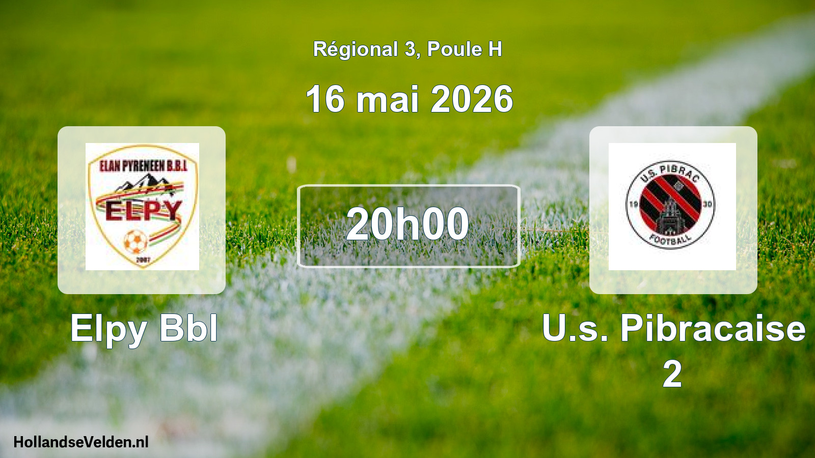 Scheduled Match: Elpy Bbl - U.s. Pibracaise 2 (16 May 2026)