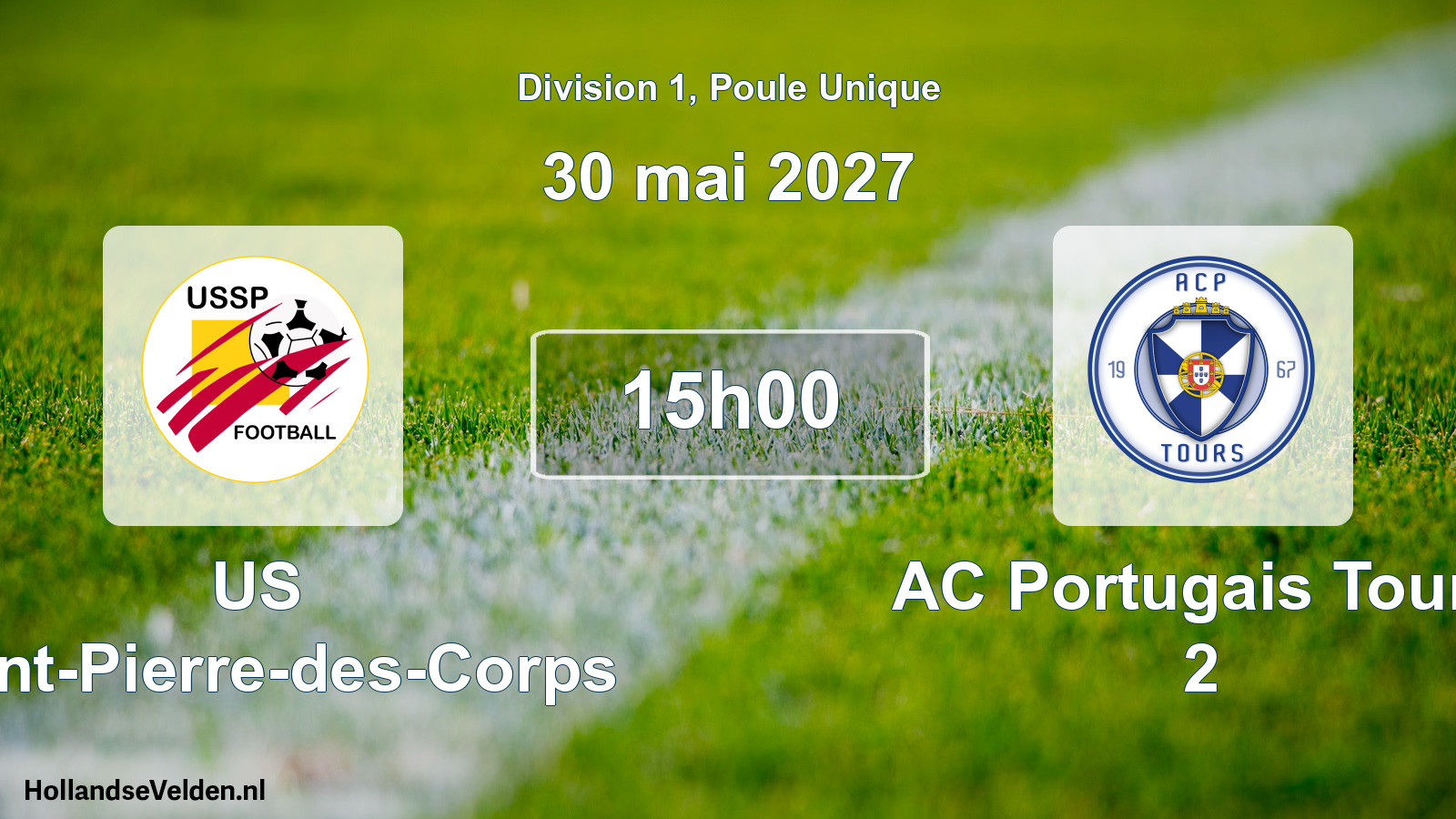 Match programmé: US Saint-Pierre-des-Corps - AC Portugais Tours 2 (30 mai 2027)