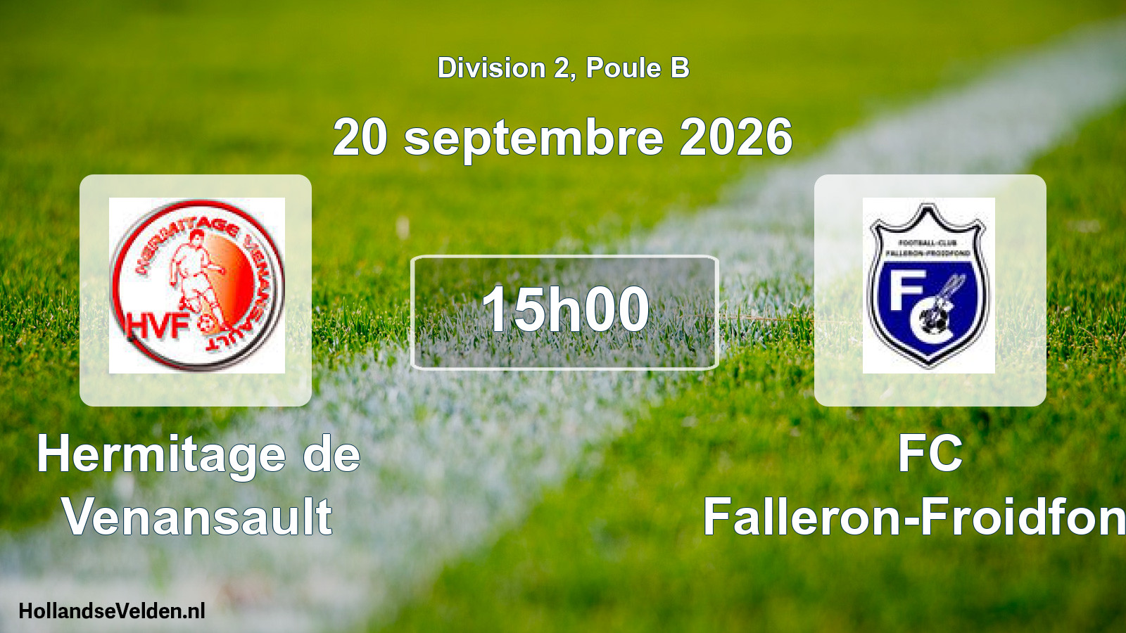 Match programmé: Hermitage de Venansault - FC Falleron-Froidfond (20 septembre 2026)