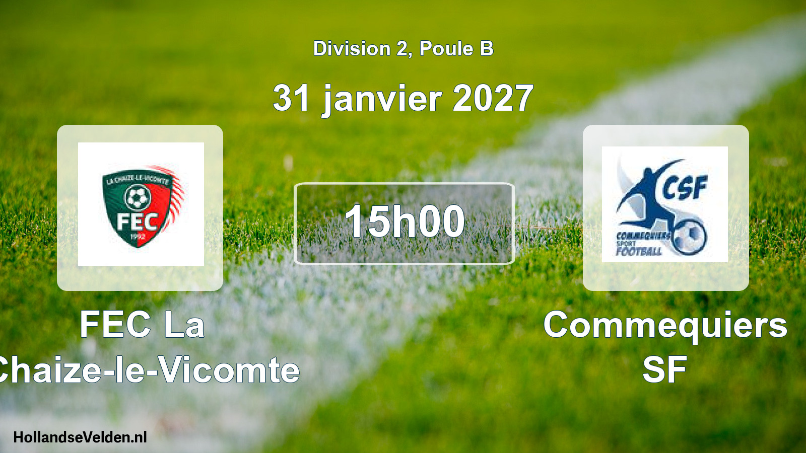 Match programmé: FEC La Chaize-le-Vicomte - Commequiers SF (31 janvier 2027)