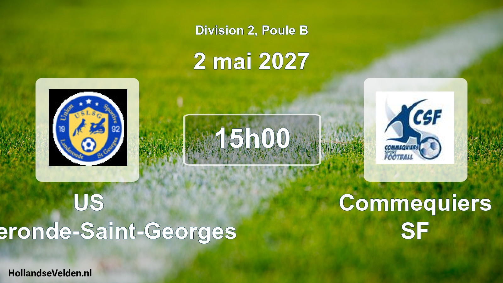 Match programmé: US Landeronde-Saint-Georges - Commequiers SF (2 mai 2027)