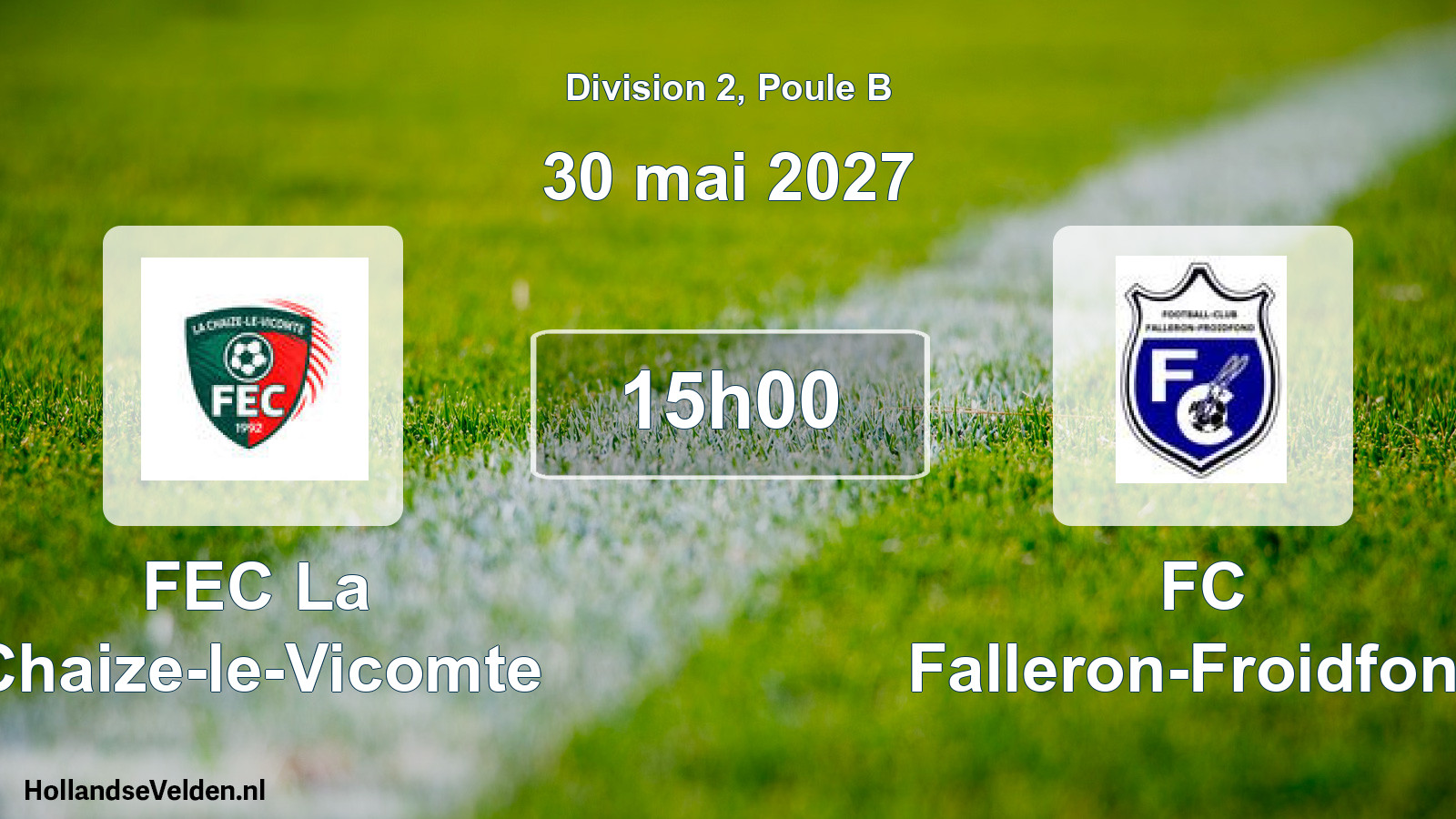 Scheduled Match: FEC La Chaize-le-Vicomte - FC Falleron-Froidfond (30 May 2027)