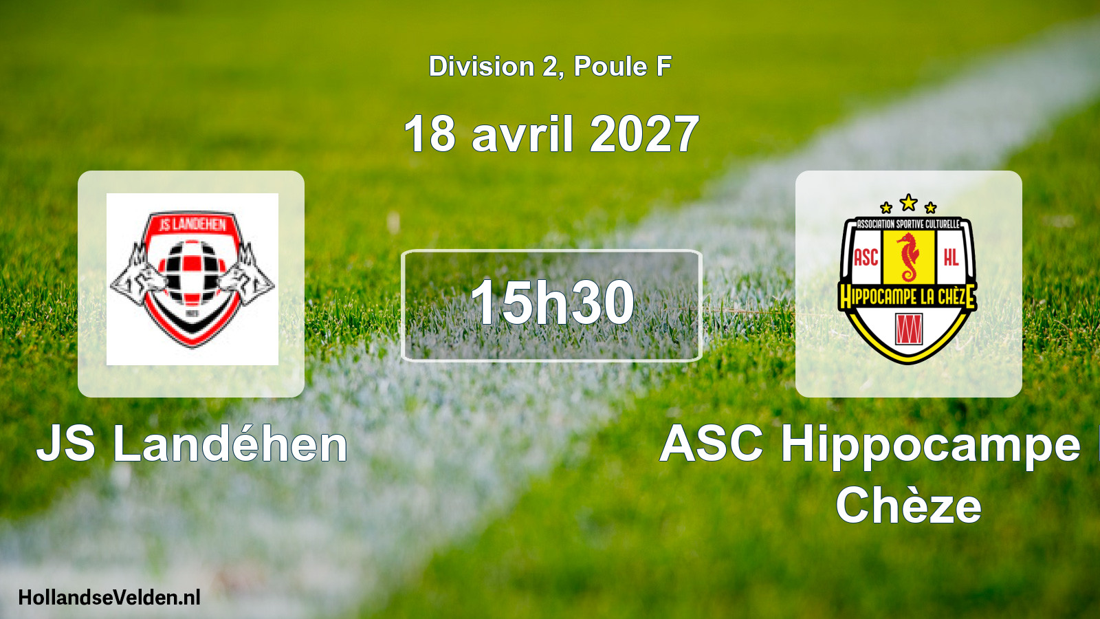Match programmé: JS Landéhen - ASC Hippocampe La Chèze (18 avril 2027)