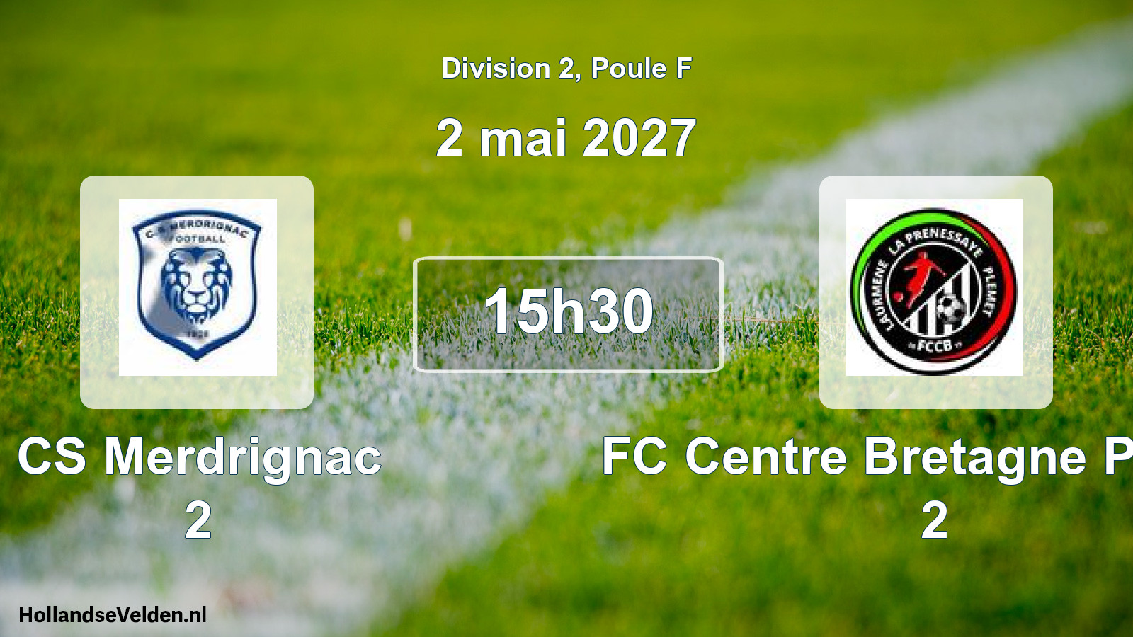 Match programmé: CS Merdrignac 2 - FC Centre Bretagne Plémét 2 (2 mai 2027)
