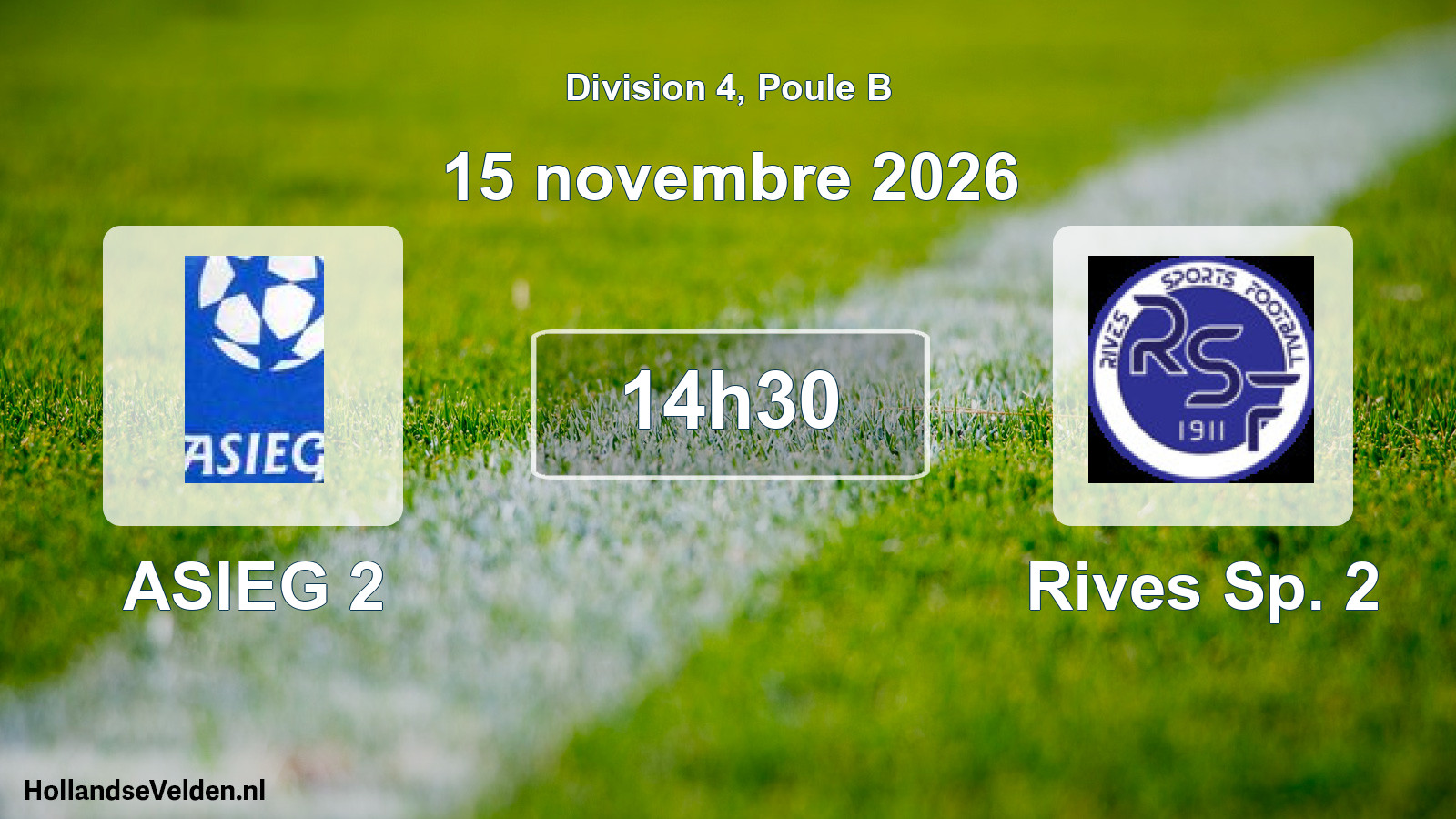 Scheduled Match: ASIEG 2 - Rives Sp. 2 (15 November 2026)