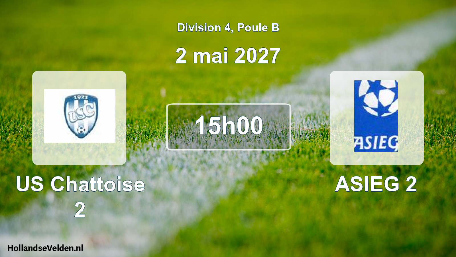 Scheduled Match: US Chattoise 2 - ASIEG 2 (2 May 2027)