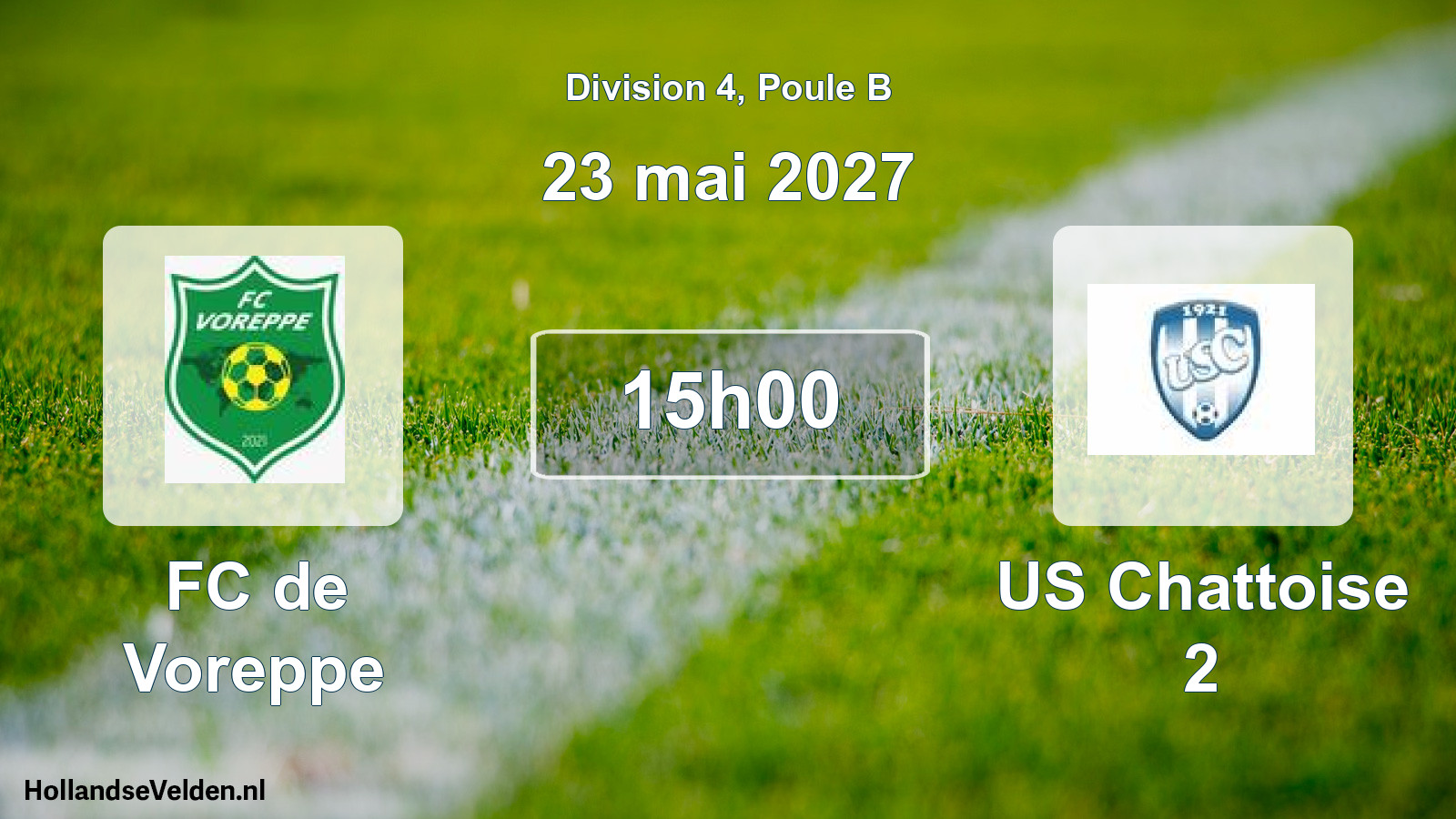 Scheduled Match: FC de Voreppe - US Chattoise 2 (23 May 2027)