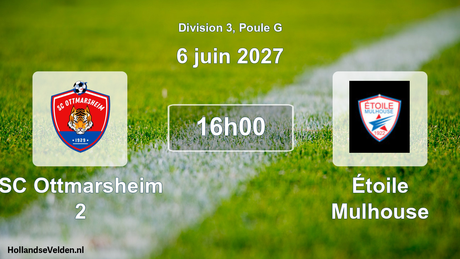 Scheduled Match: SC Ottmarsheim 2 - Étoile Mulhouse (6 June 2027)