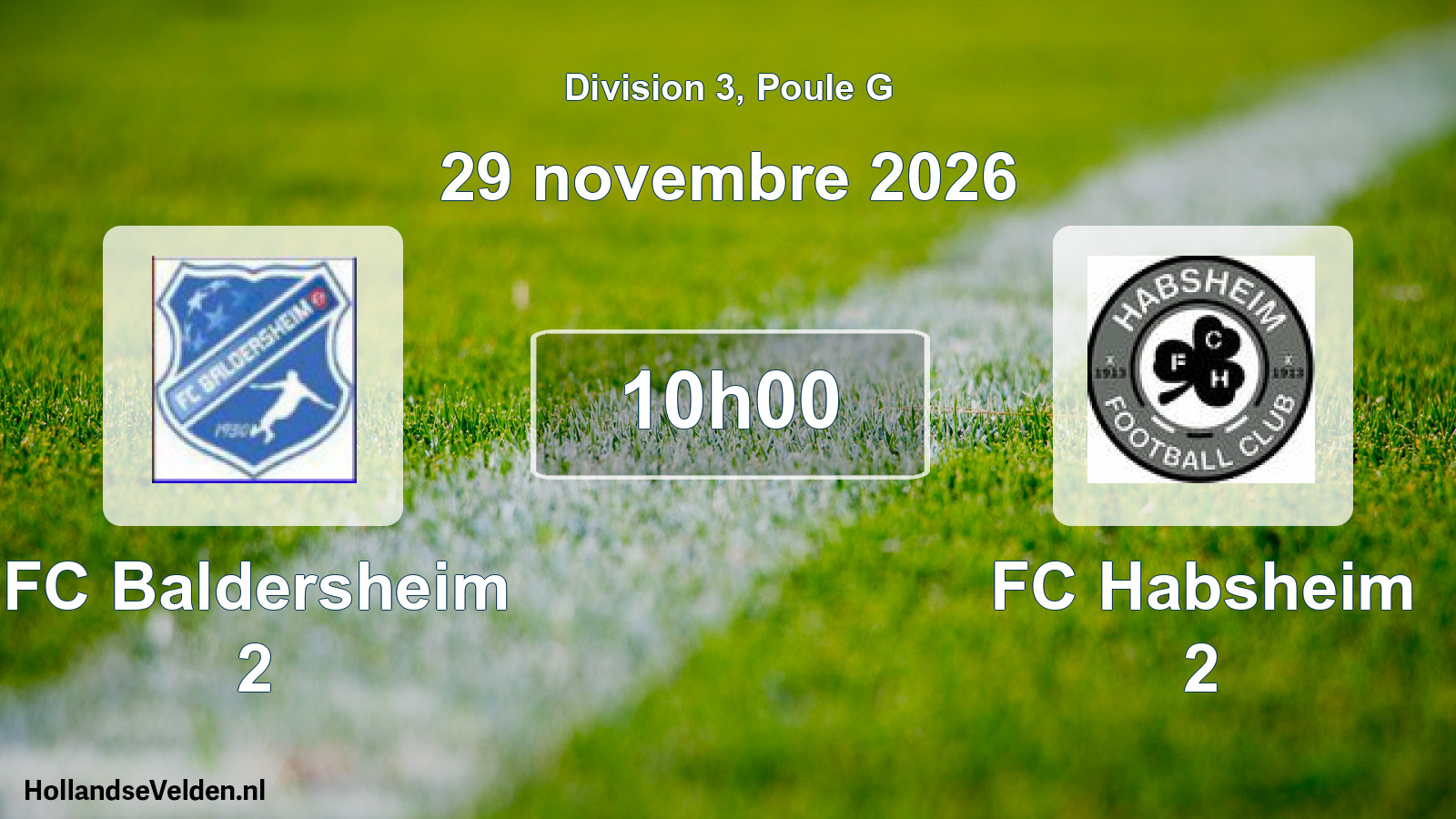 Scheduled Match: FC Baldersheim 2 - FC Habsheim 2 (29 November 2026)