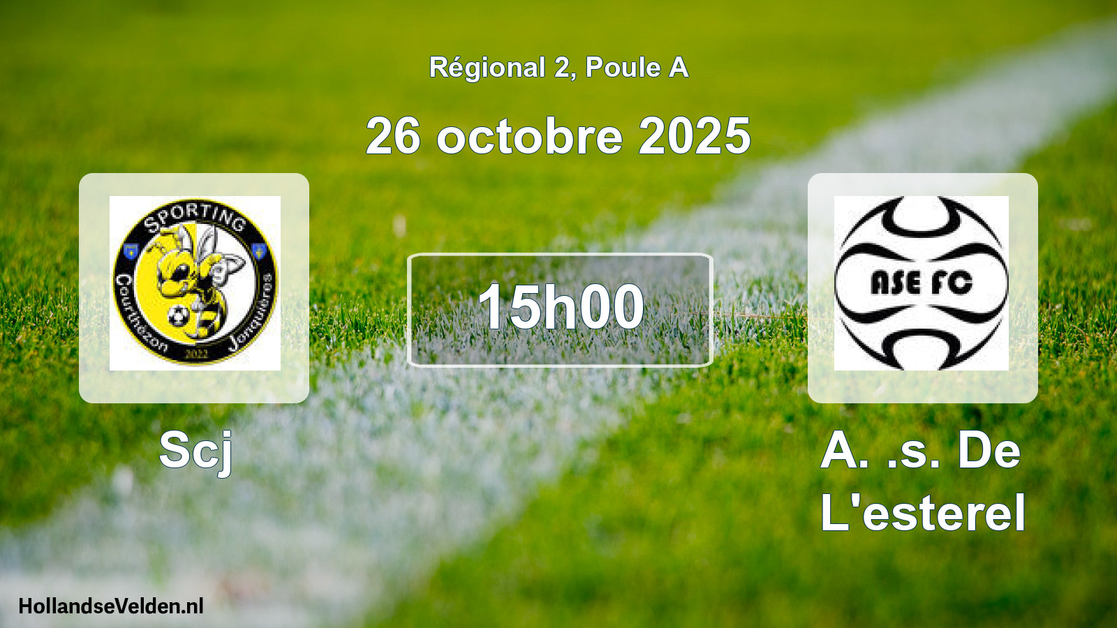 Scheduled Match: Scj - A. .s. De L'esterel (26 October 2025)