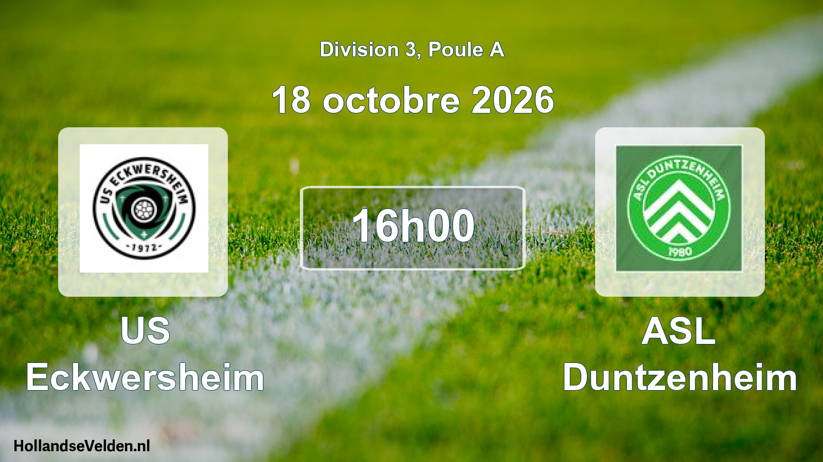 Scheduled Match: US Eckwersheim - ASL Duntzenheim (18 October 2026)