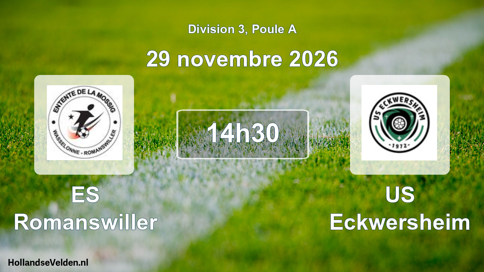 Scheduled Match: ES Romanswiller - US Eckwersheim (29 November 2026)