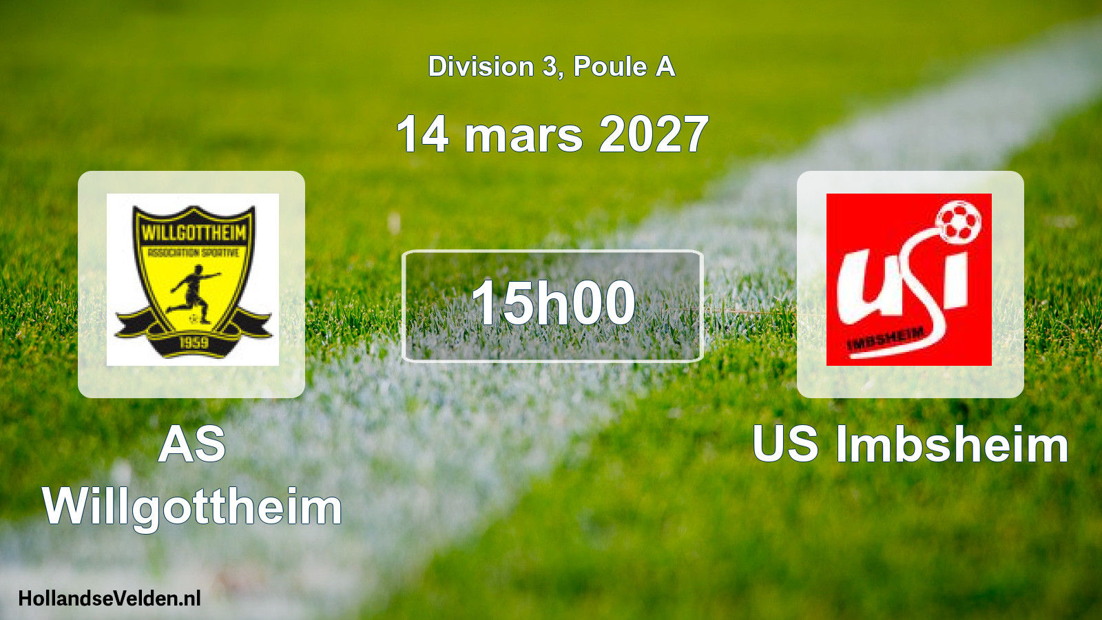 Scheduled Match: AS Willgottheim - US Imbsheim (14 March 2027)