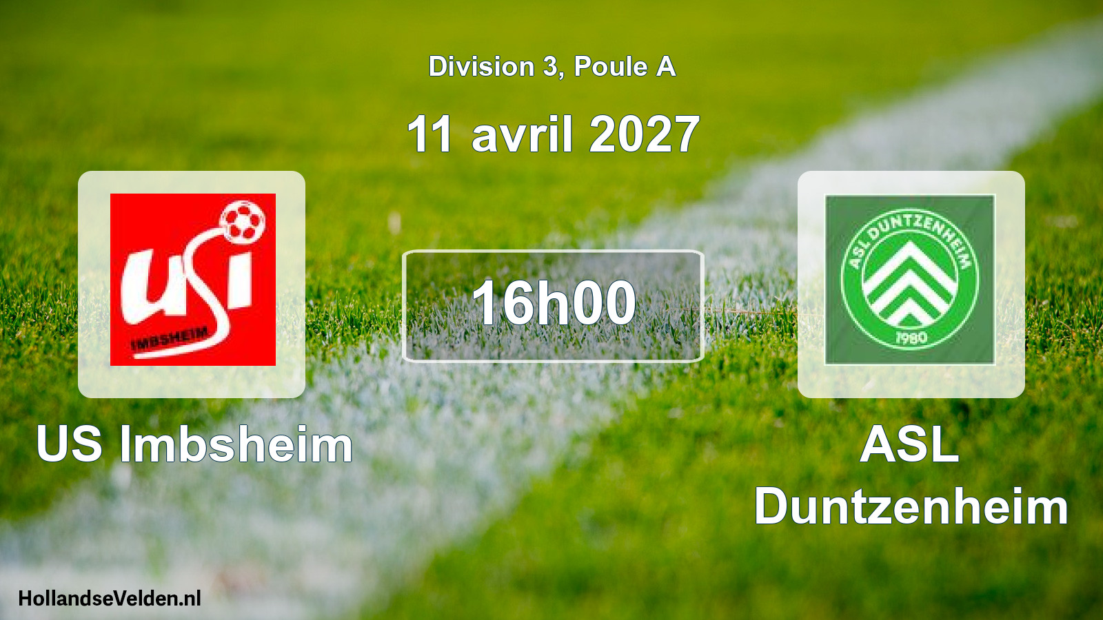 Scheduled Match: US Imbsheim - ASL Duntzenheim (11 April 2027)