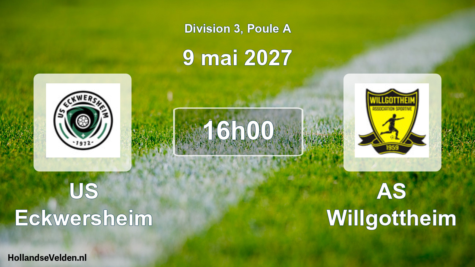 Match programmé: US Eckwersheim - AS Willgottheim (9 mai 2027)
