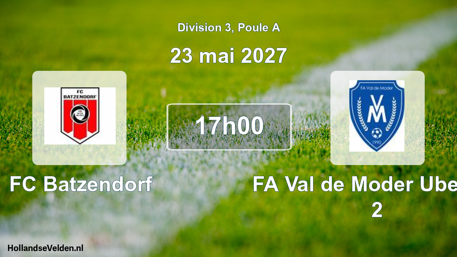 Scheduled Match: FC Batzendorf - FA Val de Moder Uberach 2 (23 May 2027)