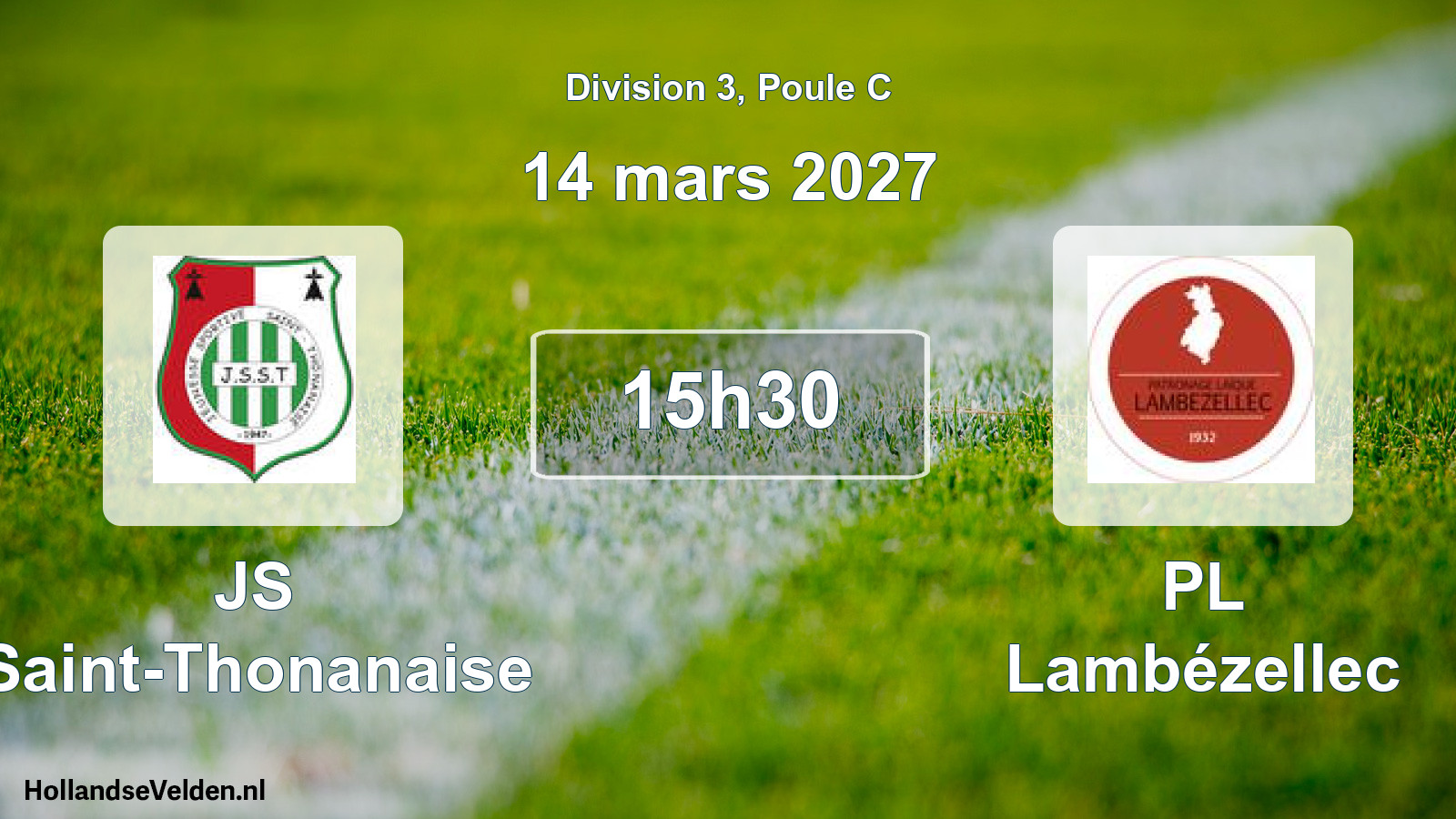 Match programmé: JS Saint-Thonanaise - PL Lambézellec (14 mars 2027)