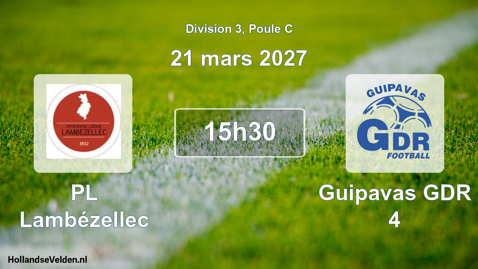 Scheduled Match: PL Lambézellec - Guipavas GDR 4 (21 March 2027)
