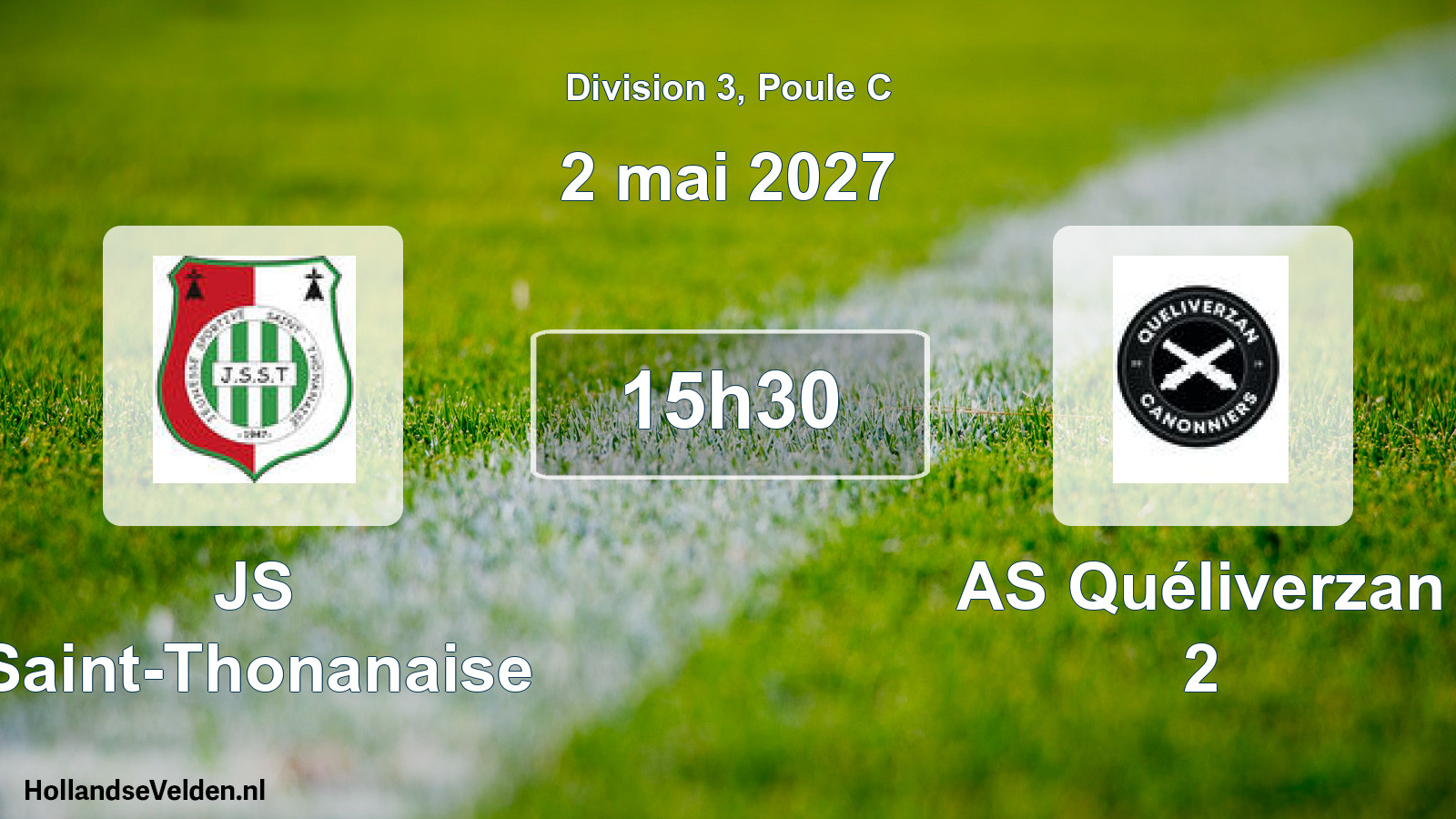 Scheduled Match: JS Saint-Thonanaise - AS Quéliverzan 2 (2 May 2027)