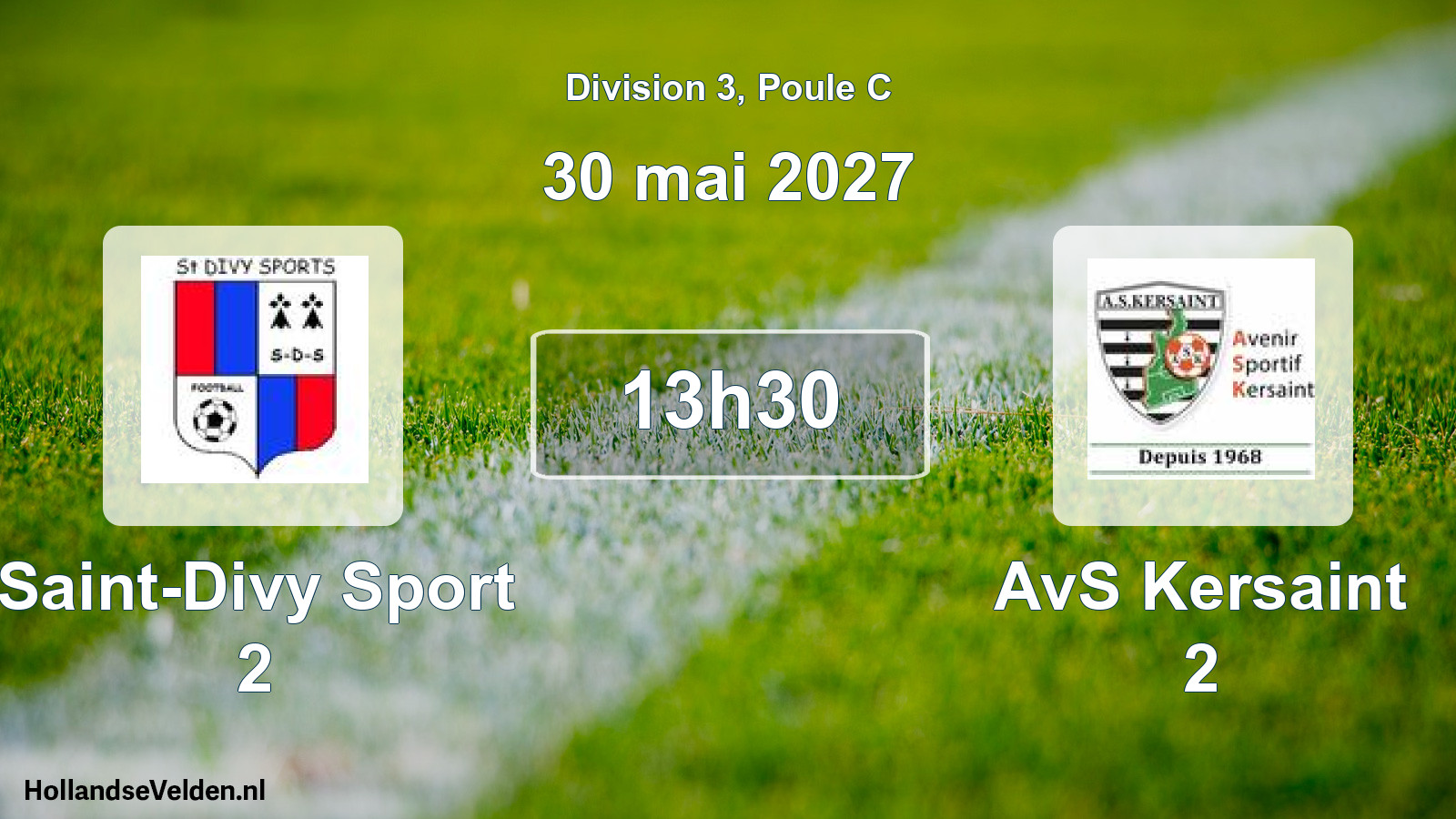 Scheduled Match: Saint-Divy Sport 2 - AvS Kersaint 2 (30 May 2027)