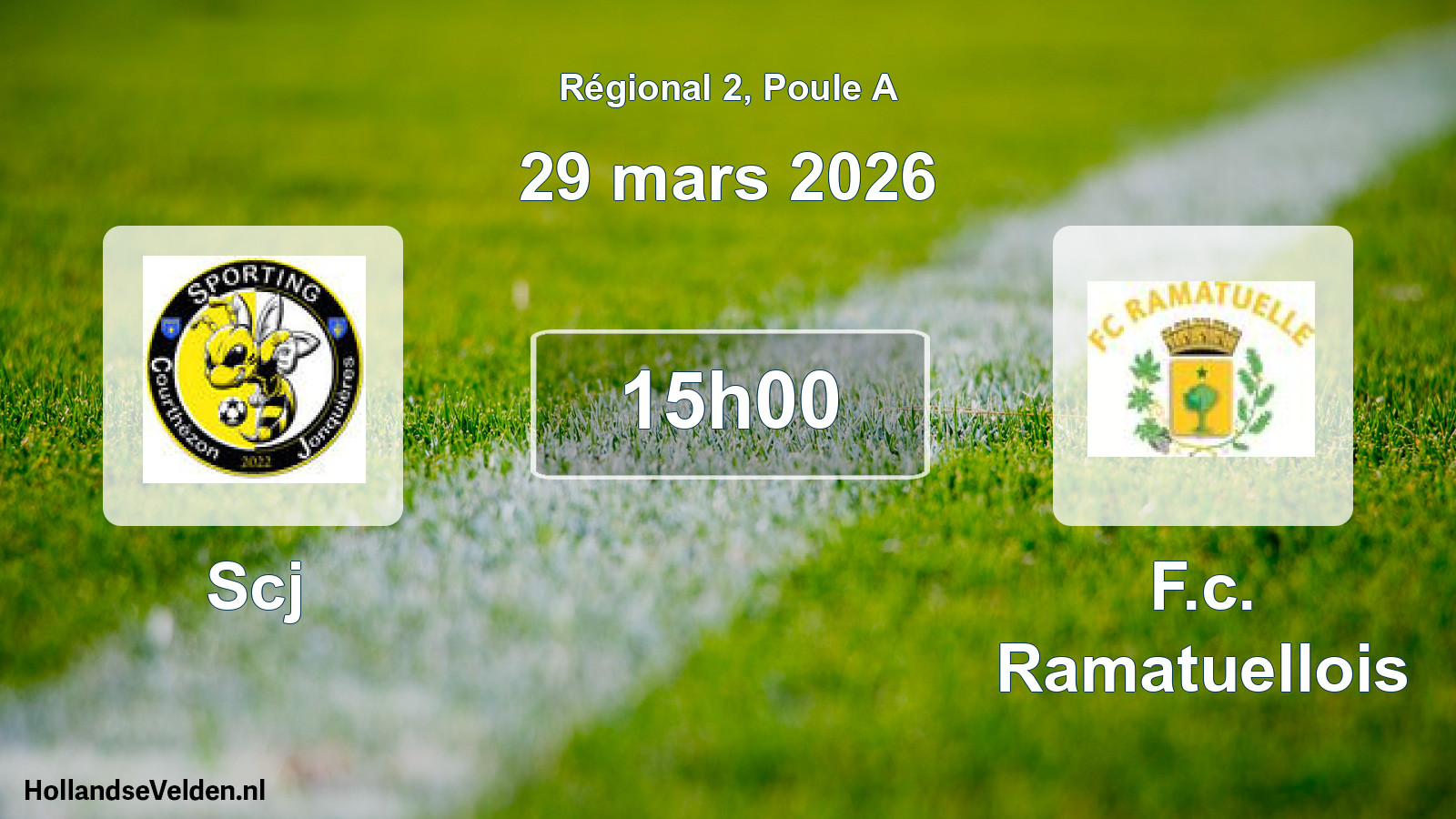 Scheduled Match: Scj - F.c. Ramatuellois (29 March 2026)