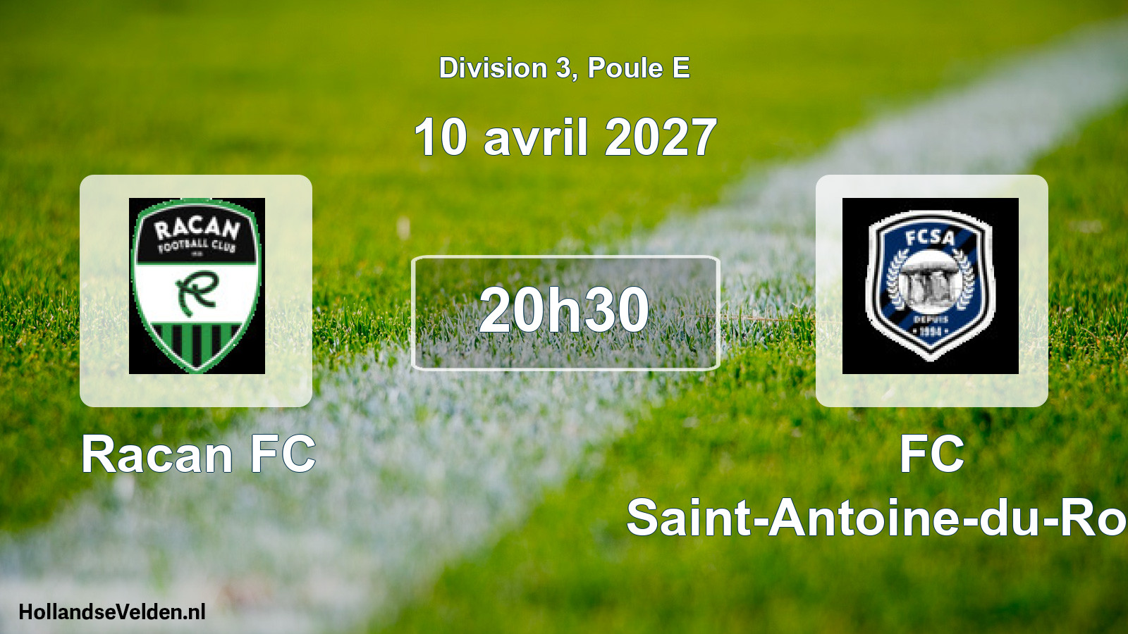 Scheduled Match: Racan FC - FC Saint-Antoine-du-Rocher (10 April 2027)