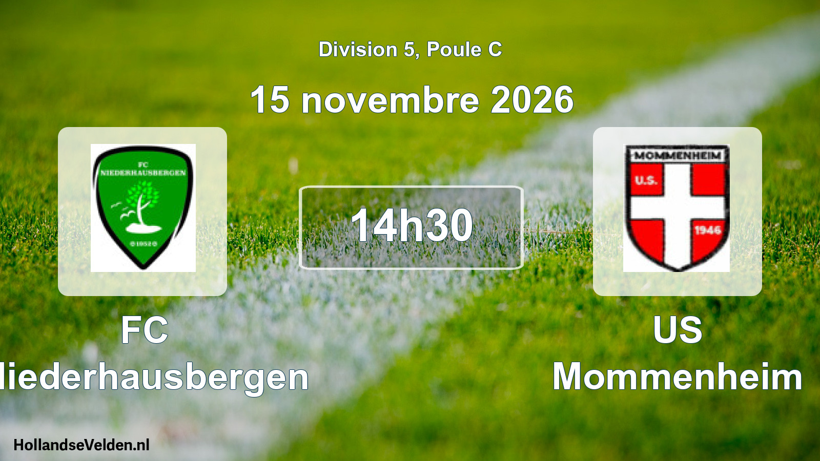 Scheduled Match: FC Niederhausbergen - US Mommenheim (15 November 2026)