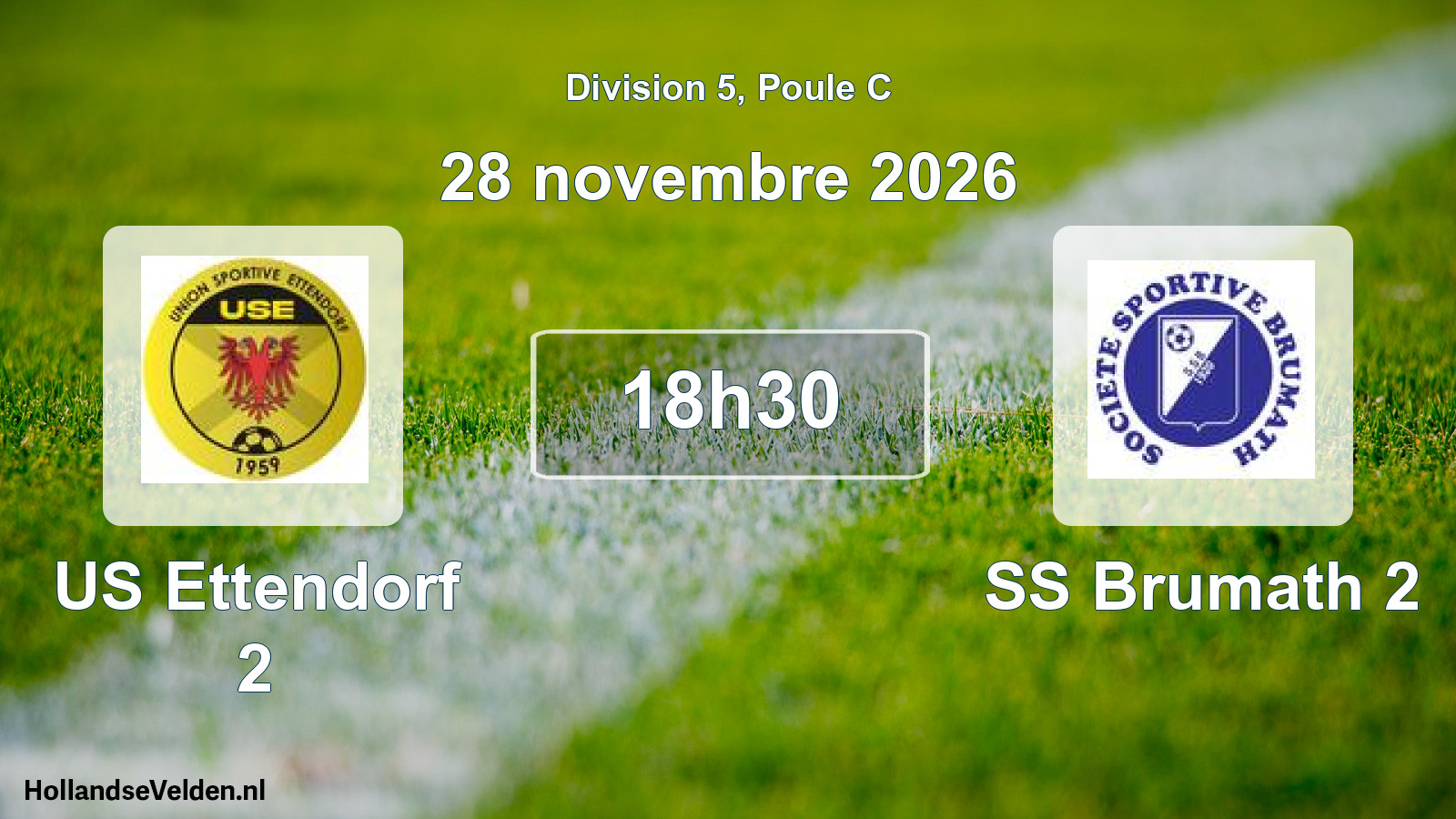Scheduled Match: US Ettendorf 2 - SS Brumath 2 (28 November 2026)