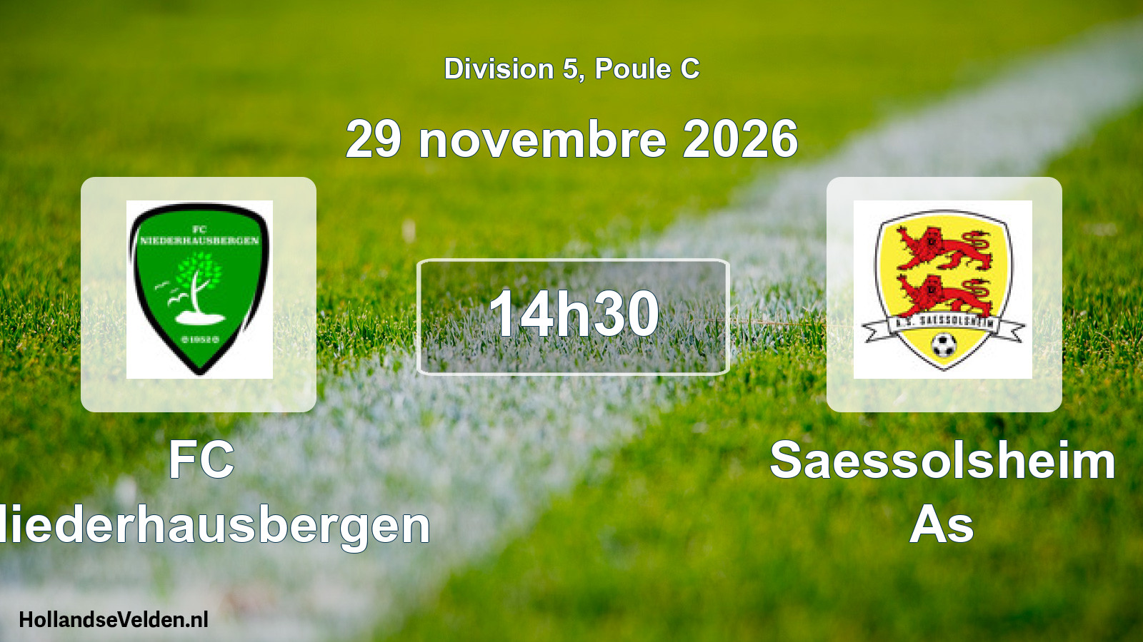 Scheduled Match: FC Niederhausbergen - Saessolsheim As (29 November 2026)