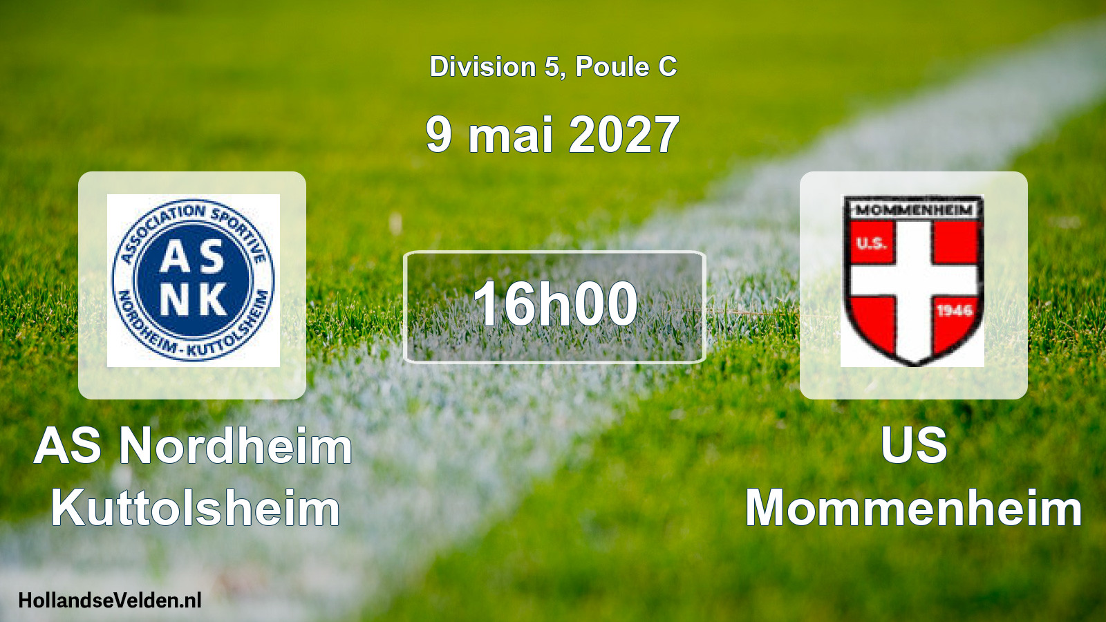 Scheduled Match: AS Nordheim Kuttolsheim - US Mommenheim (9 May 2027)