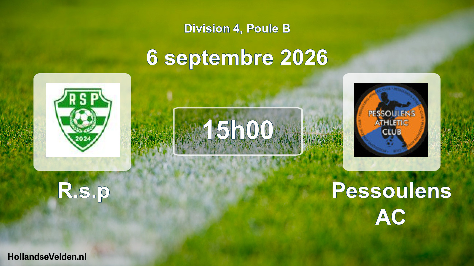 Scheduled Match: R.s.p - Pessoulens AC (6 September 2026)