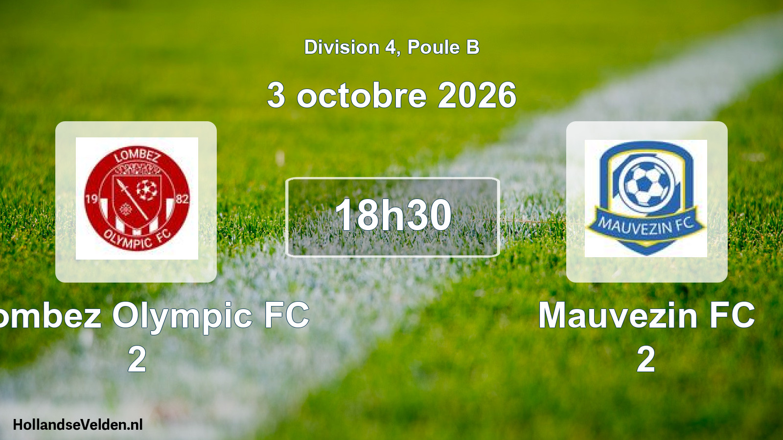 Match programmé: Lombez Olympic FC 2 - Mauvezin FC 2 (3 octobre 2026)