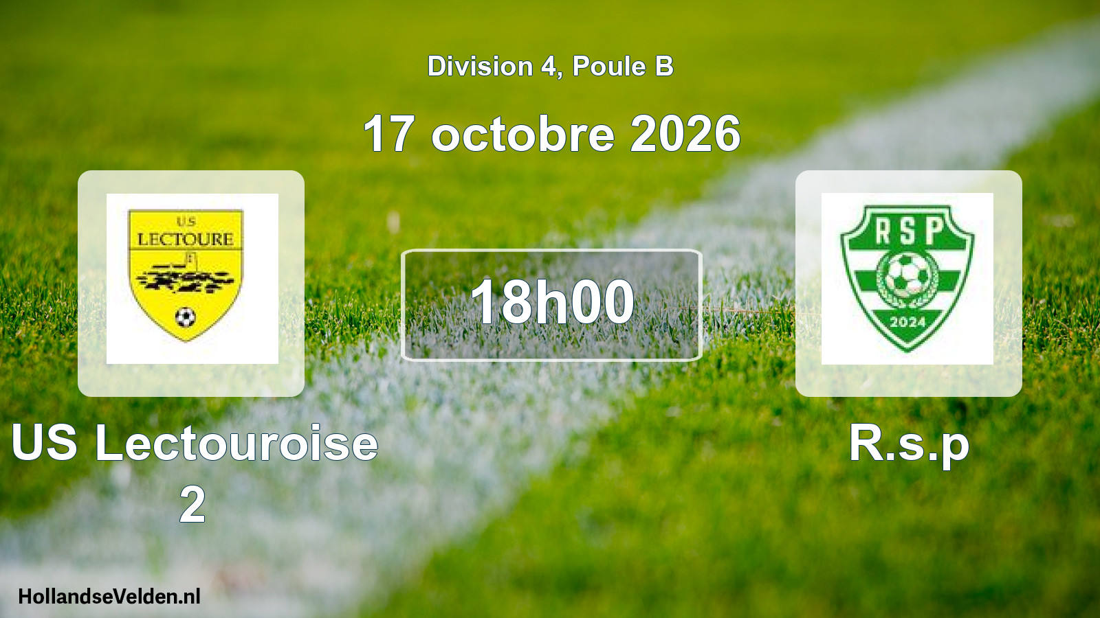 Match programmé: US Lectouroise 2 - R.s.p (17 octobre 2026)