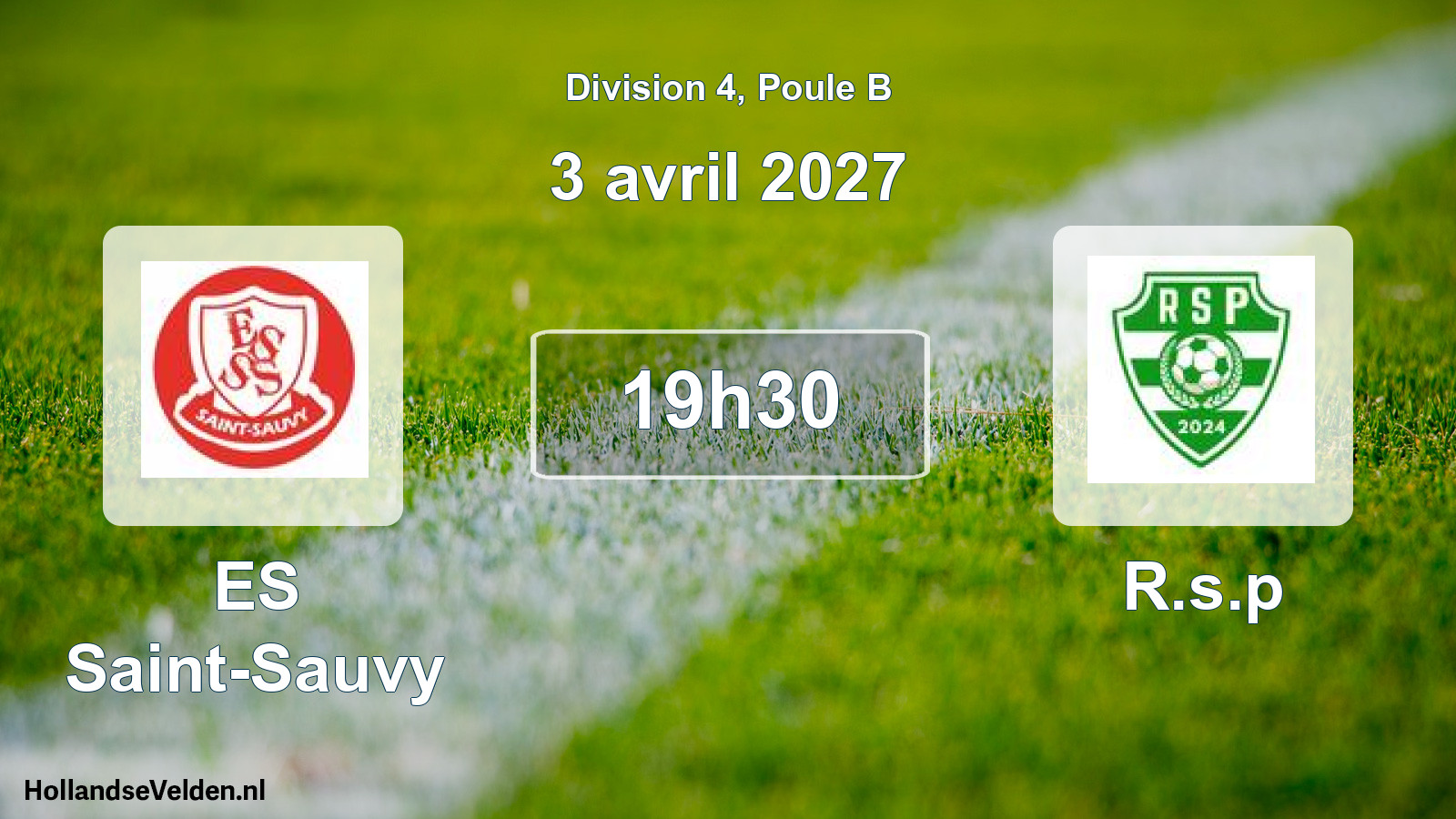 Match programmé: ES Saint-Sauvy - R.s.p (3 avril 2027)