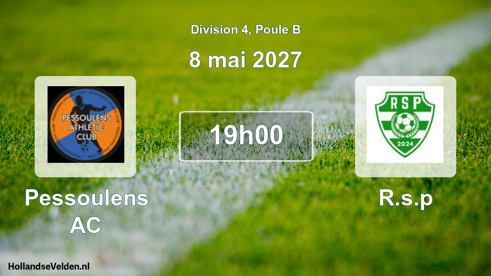 Match programmé: Pessoulens AC - R.s.p (8 mai 2027)