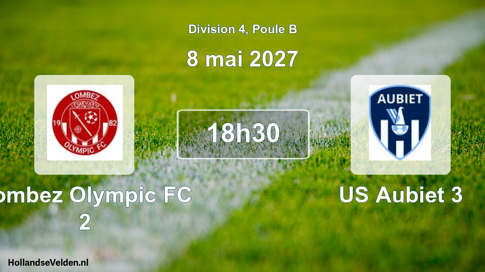 Match programmé: Lombez Olympic FC 2 - US Aubiet 3 (8 mai 2027)