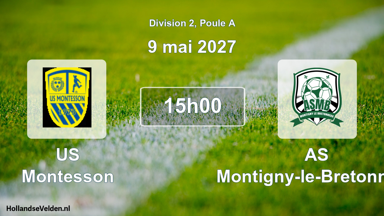Scheduled Match: US Montesson - AS Montigny-le-Bretonneux (9 May 2027)