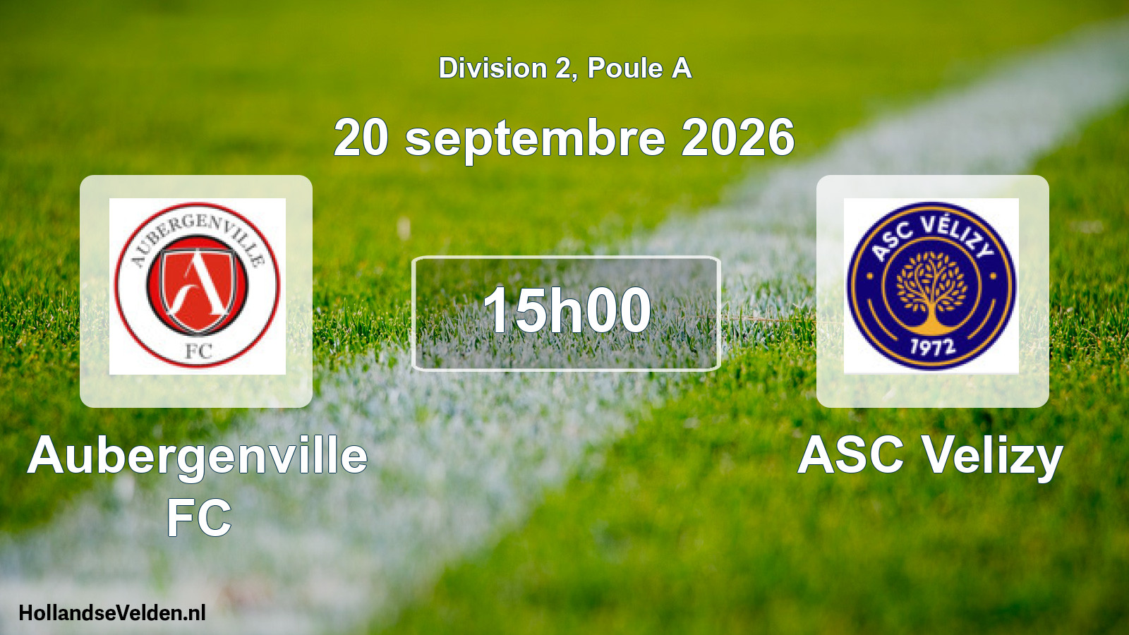 Scheduled Match: Aubergenville FC - ASC Velizy (20 September 2026)