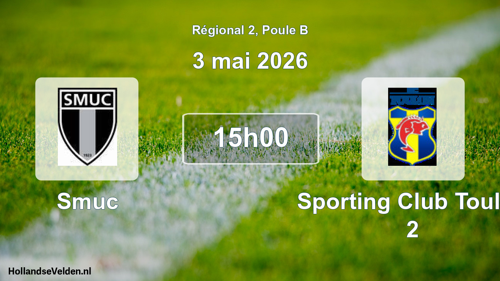 Scheduled Match: Smuc - Sporting Club Toulon 2 (3 May 2026)