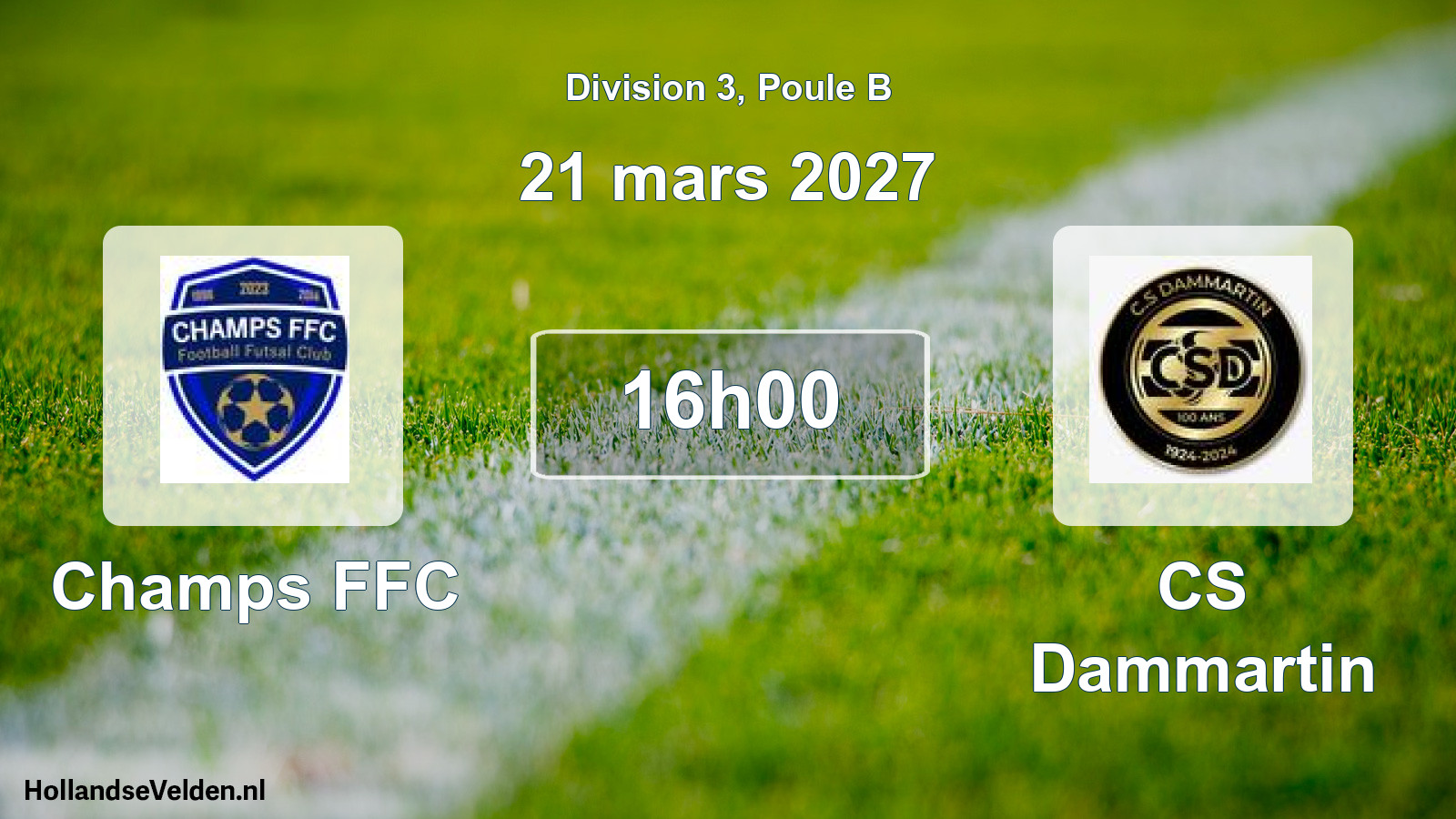 Scheduled Match: Champs FFC - CS Dammartin (21 March 2027)
