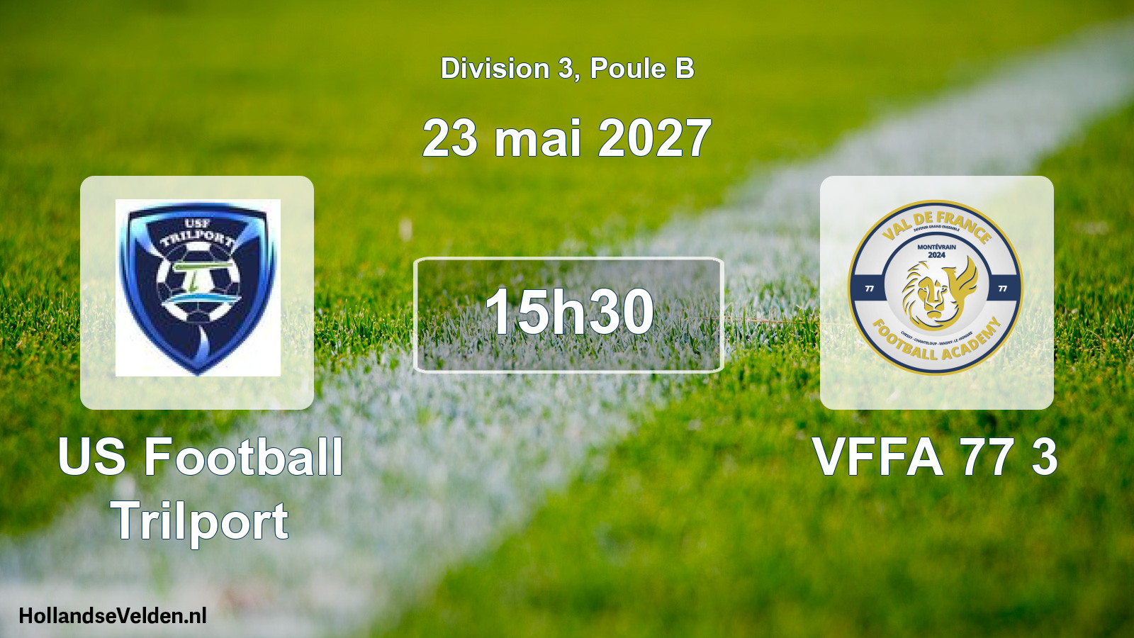 Scheduled Match: US Football Trilport - VFFA 77 3 (23 May 2027)