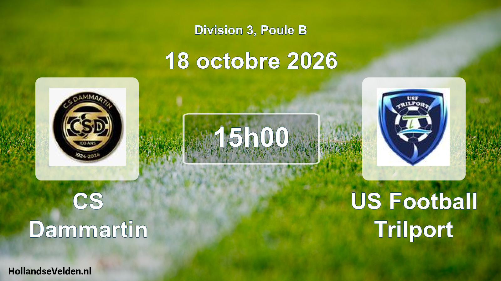 Scheduled Match: CS Dammartin - US Football Trilport (18 October 2026)