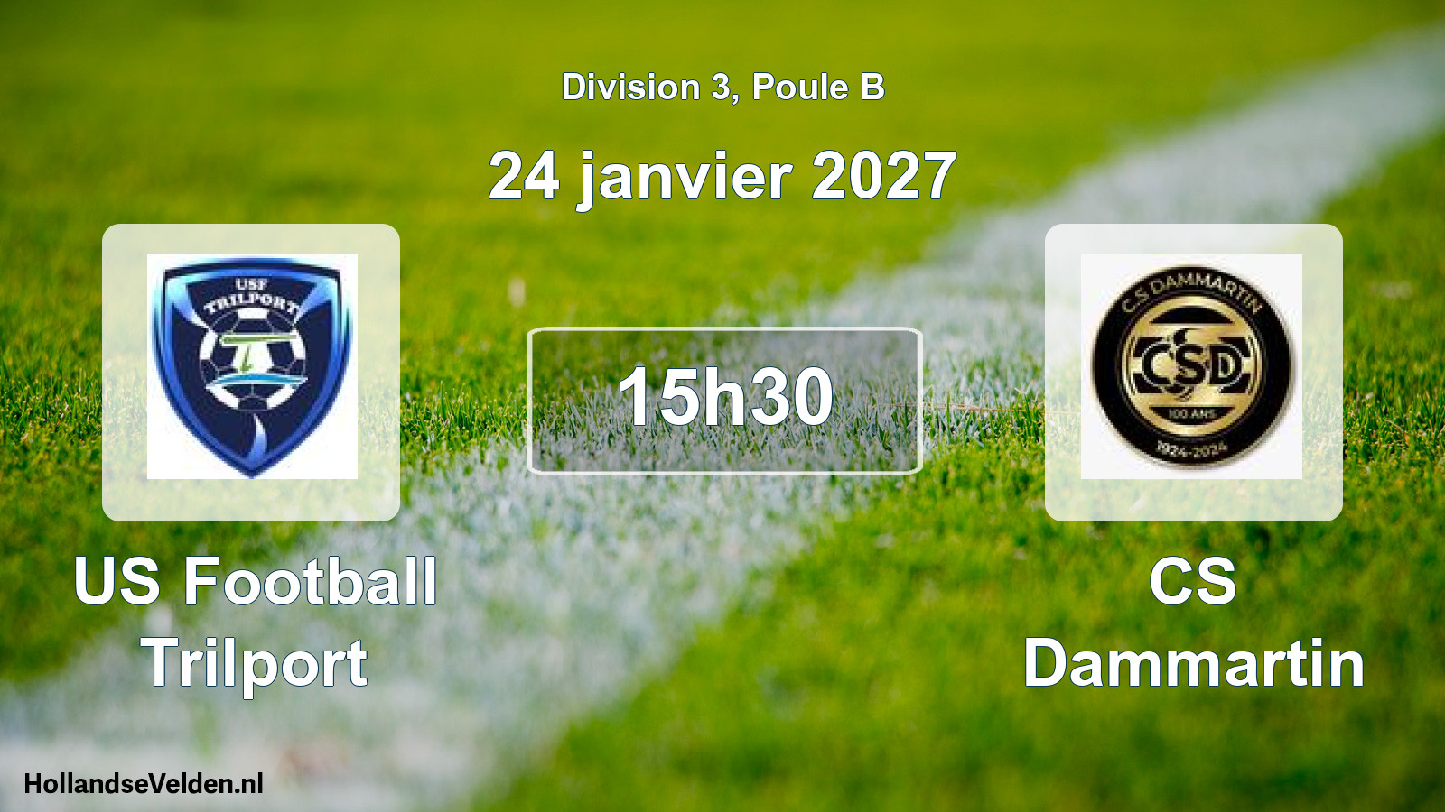 Scheduled Match: US Football Trilport - CS Dammartin (24 January 2027)