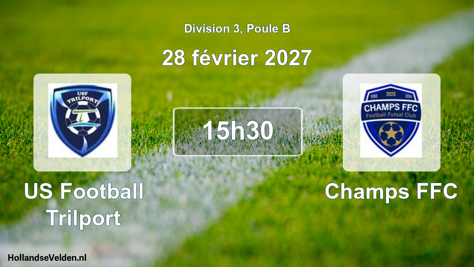 Scheduled Match: US Football Trilport - Champs FFC (28 February 2027)